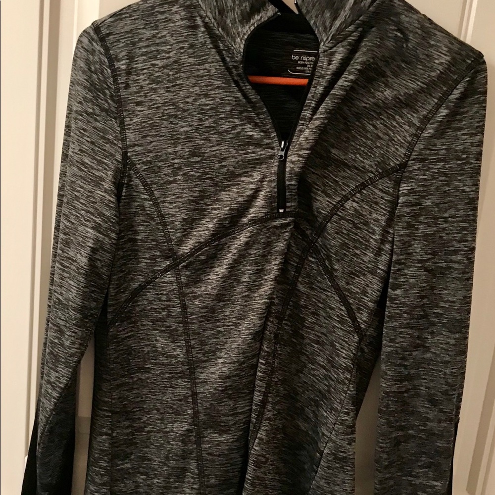 Be Inspired grey and black running top